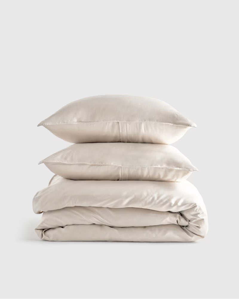  quince bamboo duvet cover set 3pcs  king/cal king