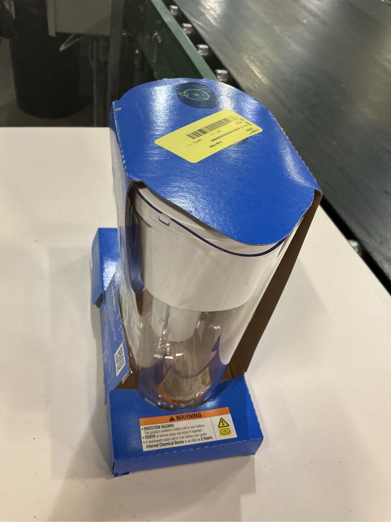Condition photo showing As Is for brita soho 5-cup white plastic water filter pitcher