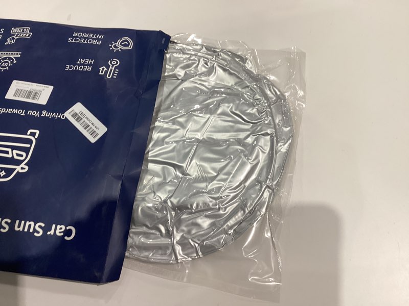 Condition photo showing New/Like New for Sun Shade Sunshade for Audi Q5 2018-2024 2025 2026 Windshield Cover, 2-Layers Sun Shield for Q5 SQ5 Premium, Premium Plus, Prestige Crossover SUV Winter 240T Silver Coating Sun Visor Car Accessories for Audi Q5 2018-2026