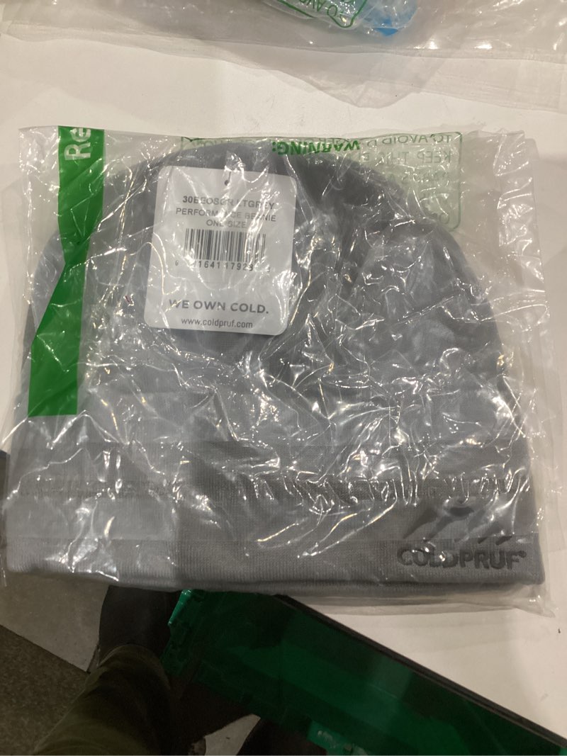 Condition photo showing New/Like New for ColdPruf Unisex-Adult Performance Beanie One Size Light Grey