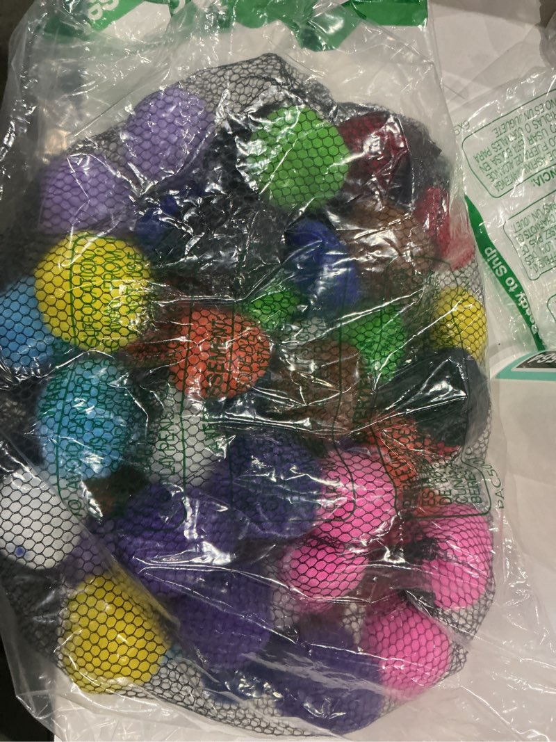 Condition photo showing Good Condition for 60pcs reusable water balloons, water balloons.cotton water balls, water splash balls, water balloon game, summer toys and out, water balloons for kids