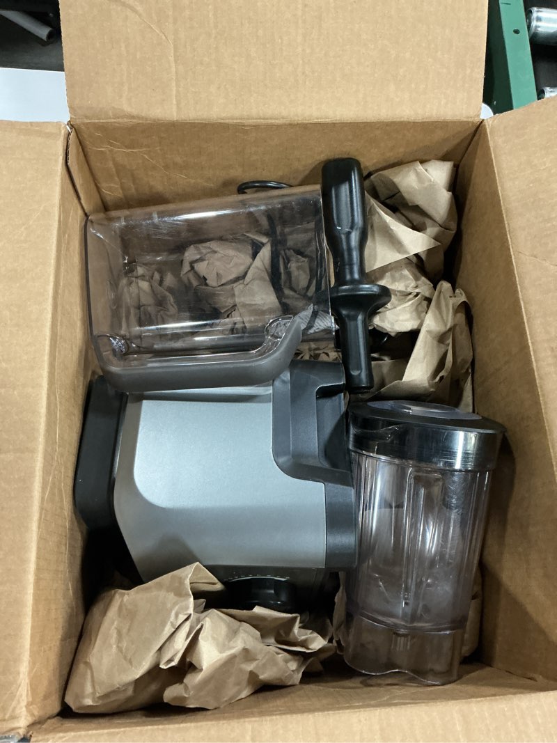 Condition photo showing As Is for Hamilton Beach Professional Quiet Shield Blender, 1500 Watts Peak Power, 32oz BPA Free Jar, 4 Programs & Variable Speed Dial for Smoothies, Ice Crush, Puree, Silver (58870)