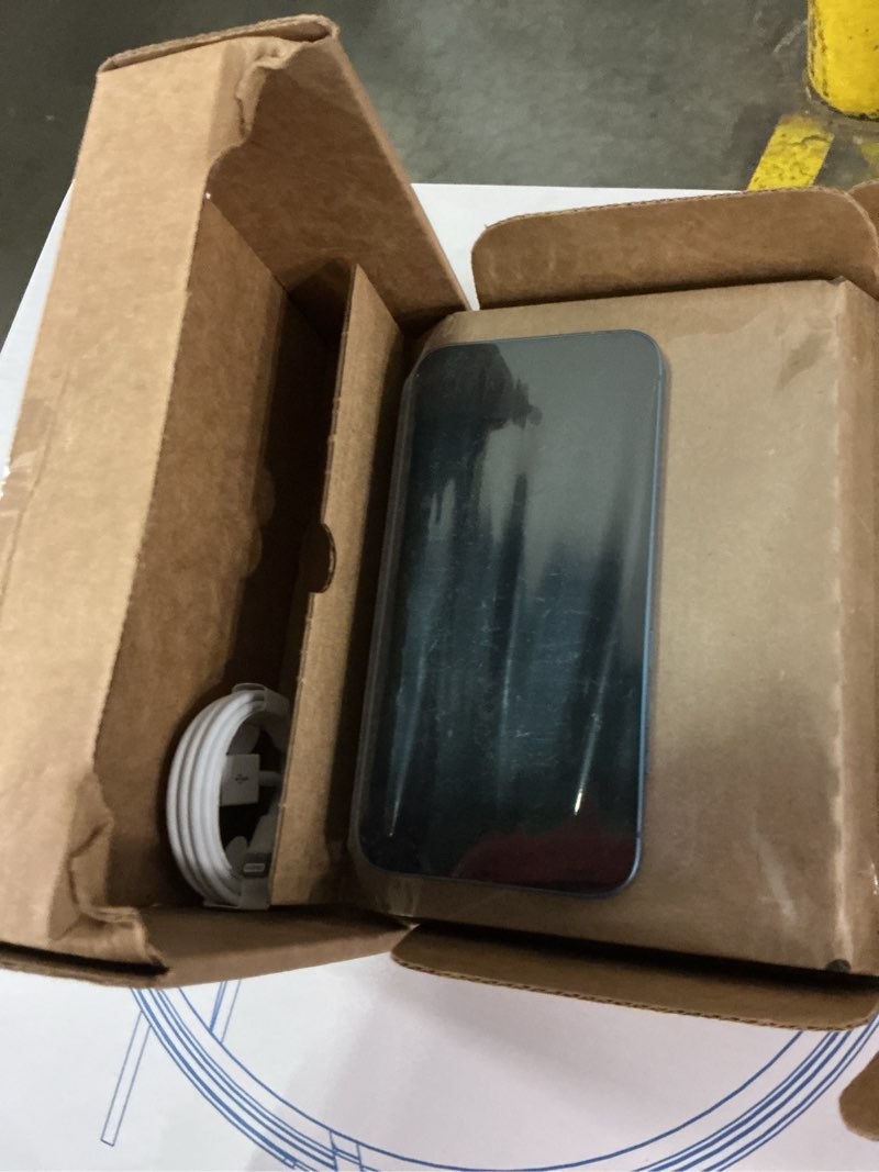 Condition photo showing Good Condition for apple iphone 13, 128gb, blue - unlocked (renewed)  ***physical condition verified only. network compatibility and connectivity not checked,  bidder discretion advised***