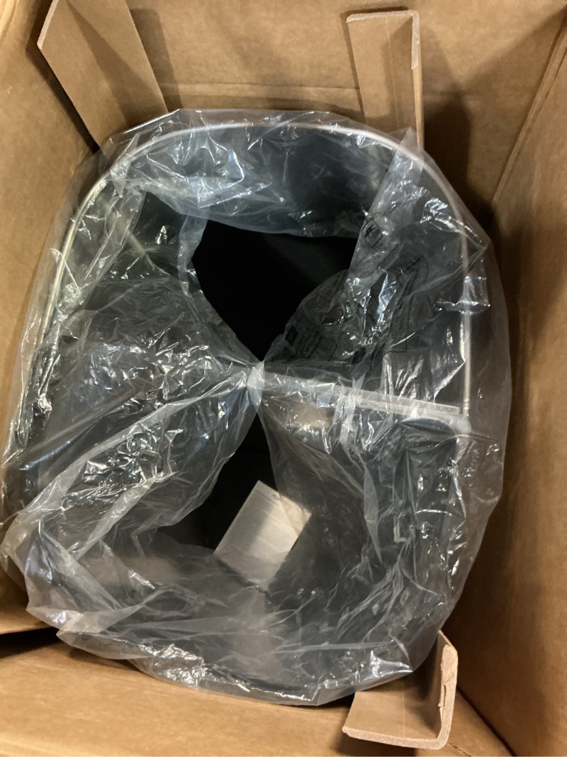 Condition photo showing Good Condition for EKO Mirage Semi-Round Motion Sensor Trash Can, 47 Liter / 12.4 Gallon Automatic Large Kitchen Trash Can with Deodorizer Compartment, Removable Lid and Bucket, Matte Stainless Steel 47L - Premium Semi-Round