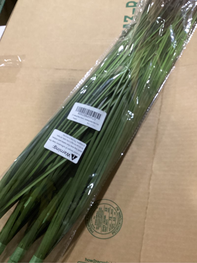 Condition photo showing Good Condition for beebel 27" artificial plants onion grass greenery faux fake shrubs plant flowers wheat grass for house home indoor outdoor office room gardening indoor décor (12 pack)