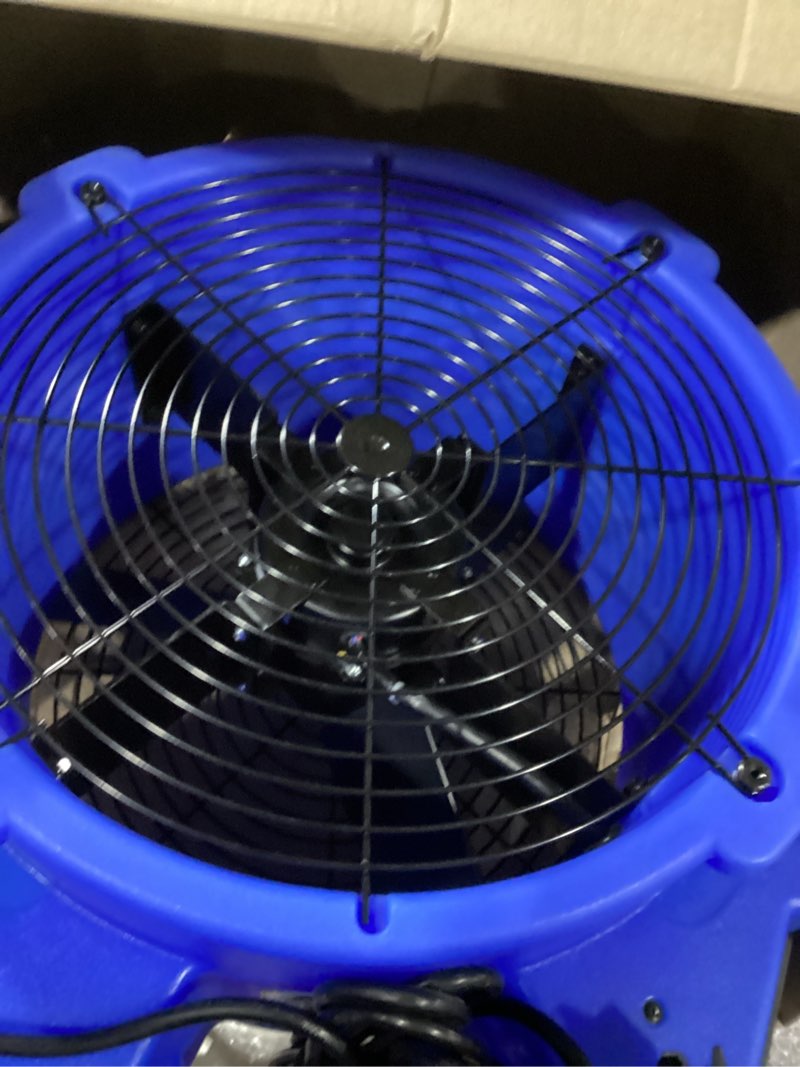 Condition photo showing Good Condition for B-Air 1/4 HP Polar Axial Blower Fan High Velocity Air Mover for Water Damage Restoration, Air Circulation, Drying, 3300 CFM, Daisy Chain Capable, Stackable, Blue, BA-PB-X24