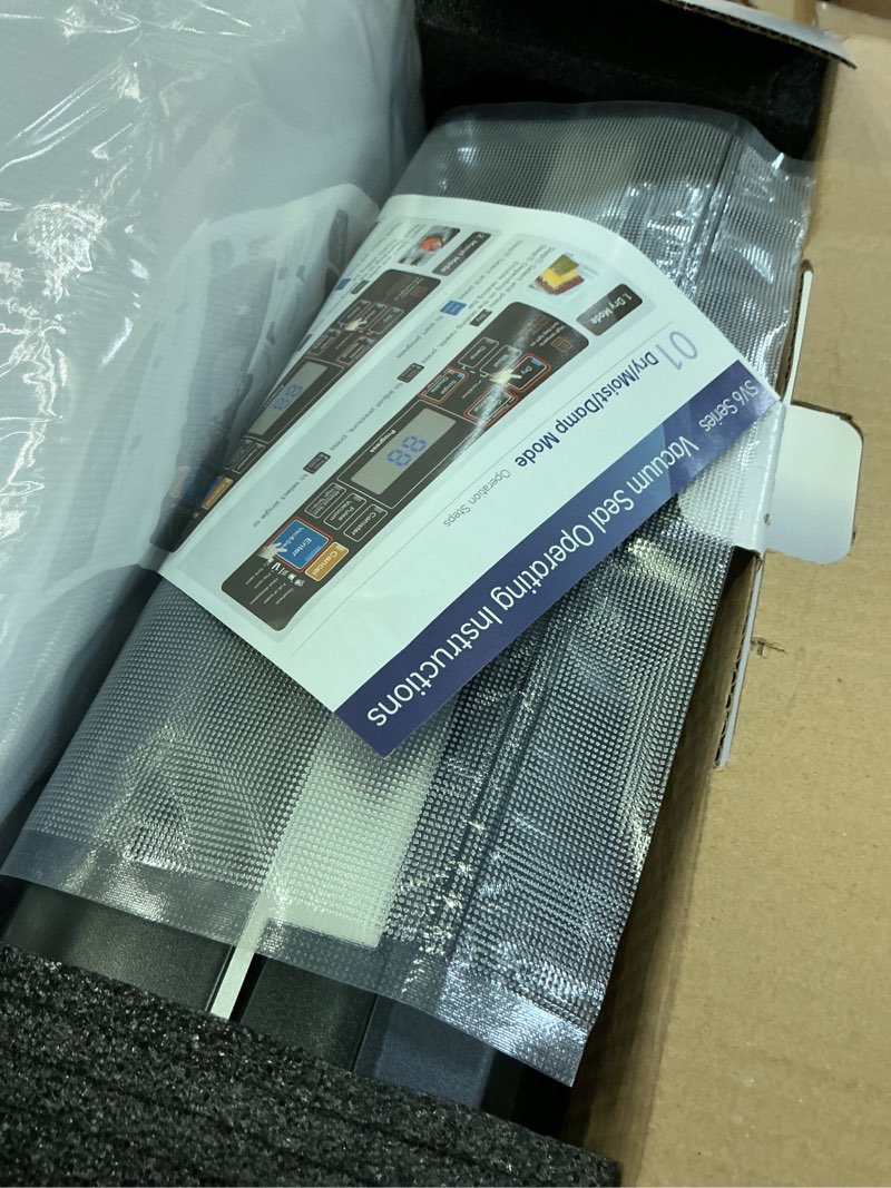 Condition photo showing New/Like New for commercial 95kpa food vacuum sealer machine | automatic 10-in-1 food sealer for sous vide, meal prep