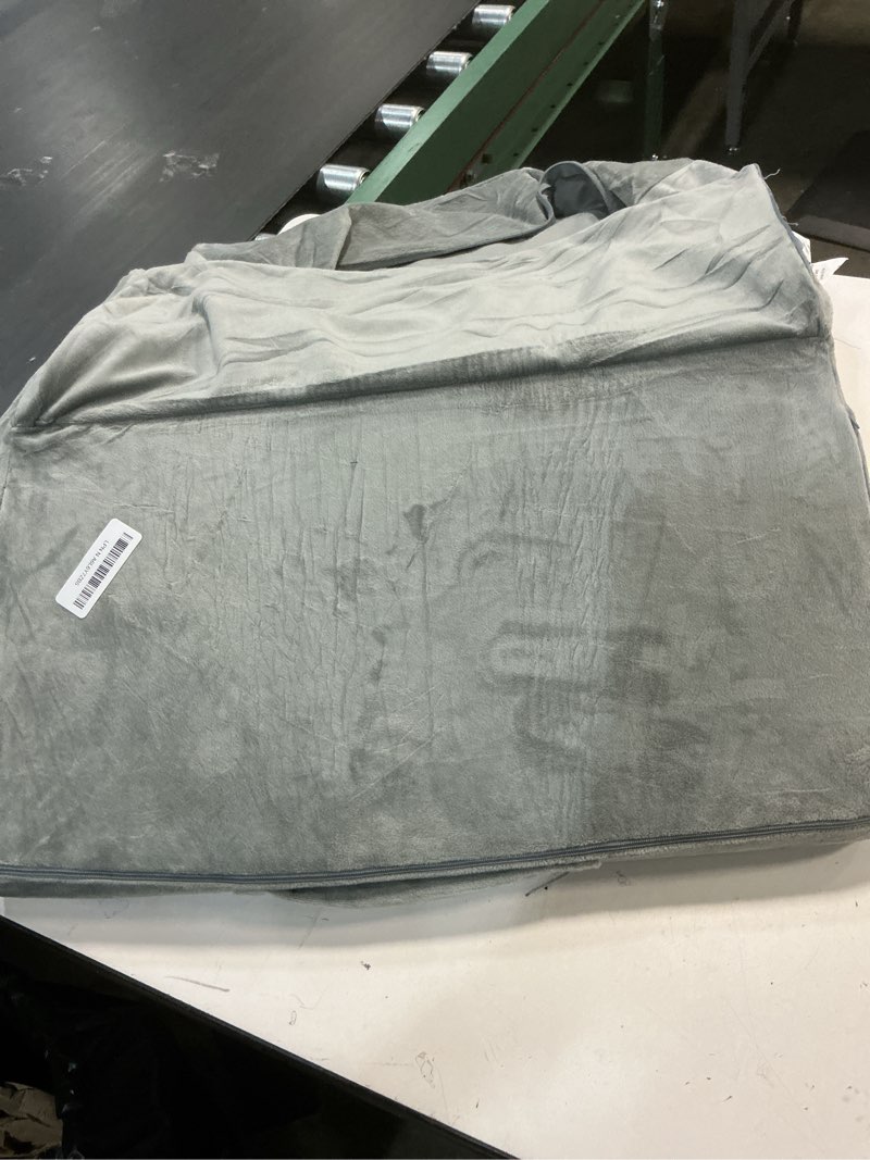 Condition photo showing Good Condition for AllSett Health Adjustable Bed Wedge Pillow for Sleep Apnea, 7 in 1 Body Positioner Bed Wedge Pillow for Sleeping, Acid Reflux Pillow, GERD, Anti Snore Sleep Apnea Pillow, Heartburn Adjustable 9" & 12" Height Grey