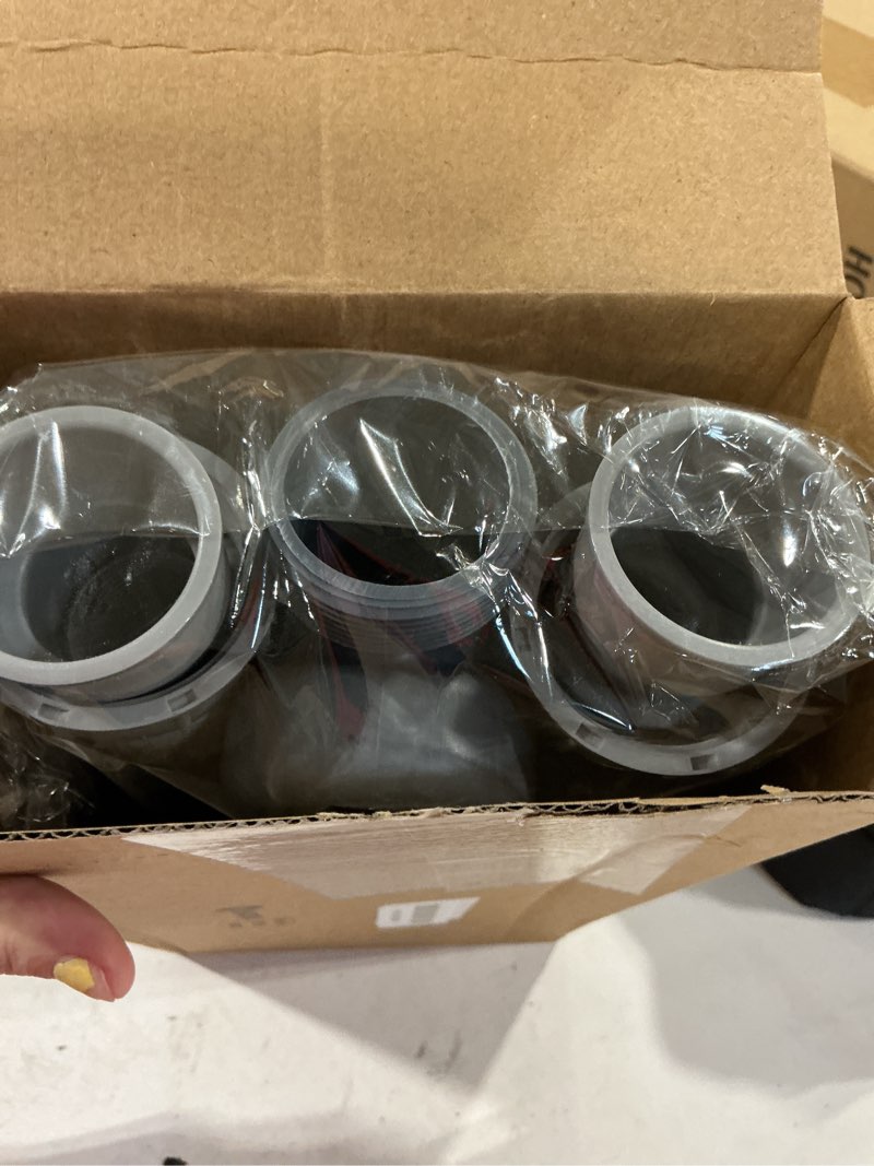 Condition photo showing Good Condition for nuanchu 2 pcs low profile 1 1/2 p trap with sealing tape low profile shower drain flat 1 1/2 p trap freestanding tub drain for bath fit bath rv bathtub gray