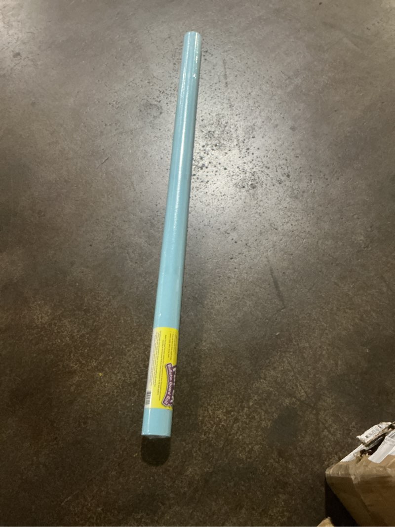 Condition photo showing New/Like New for teacher created resources light blue better than paper bulletin board roll (tcr77450)