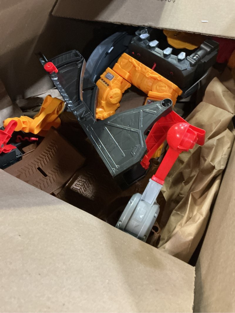 Condition photo showing As Is for Monster Jam Smash & Bash SmashBot Playset with Launcher, Exclusive 1:64 Scale Monster Truck, 15-Inch Repairable Robot, Kids Toys for Boy and Girls Ages 3 and up