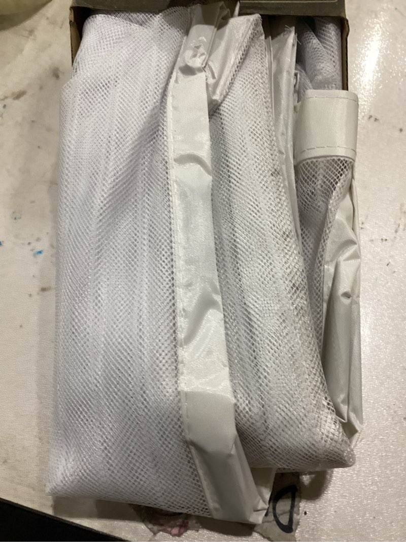 Condition photo showing Good Condition for magnetic screen door, keep bugs out, pet & kid friendly?works with front doors, sliding doors,fit door size 36 x 78 inches white fit door size 36 x 78 inch white
