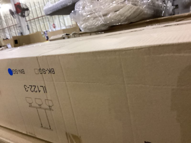 Emak 32 Inch Dining Room Light Fixtures Over Table, Brushed Nickel Kitchen Island Lighting with Seed