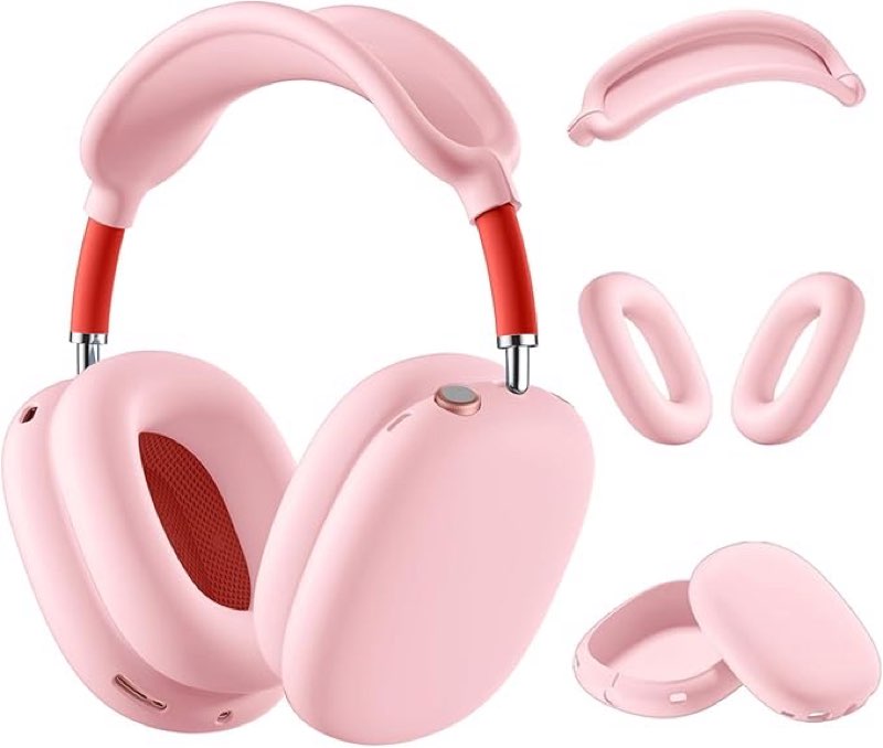 Case Compatible with AirPods Max with Apple AirPods Max Ear Pad, Ear Cups, Headband Silicone Covers 