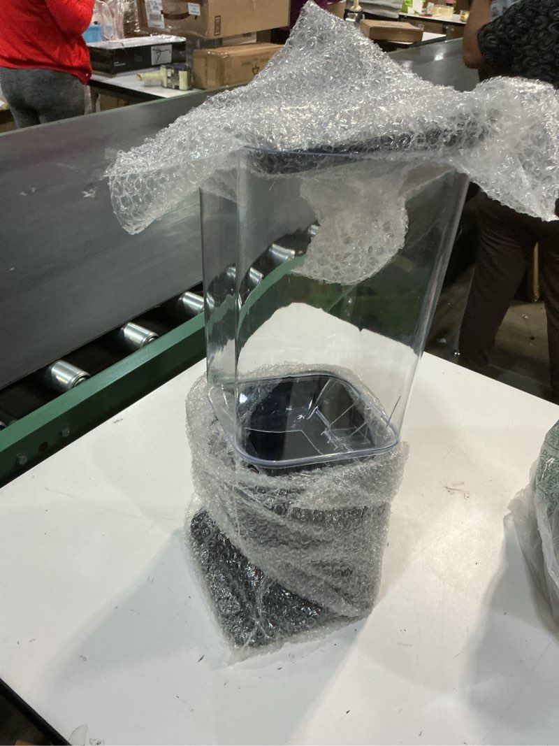 Condition photo showing Good Condition for Cereal Dispenser Countertop, 5L Kitchen Organization Cereal Containers Storage, Desktop Candy Dispenser Plastic Cereal Dispenser, Snack Containers Can Hold Granola, Dry Food, nut, Grain (Black, 2Pc)