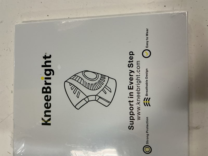 Condition photo showing New/Like New for light hinged knee brace for women, strong adjustable compression knee brace, quick wrap around patella support with side stabilizers for meniscus tear, arthritis small
