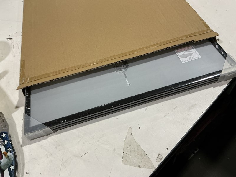 Condition photo showing New/Like New for upsimples 16x24 Picture Frame Black 3 Pack, Scratch-Proof Poster Frames 16 x 24 for Photo Gallery - Slide-In Strips, Horizontal or Vertical Wall Mounting Black 16x24