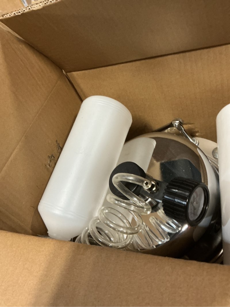 Condition photo showing Good Condition for JoyFans Brake Bleeder Kit, Portable Air Pressure Pneumatic Brake Bleed System, Master Cylinder Brake & Clutch Fluid Bleeding Tool Set with Bleeder Machine, Collection Bottle and Adapters