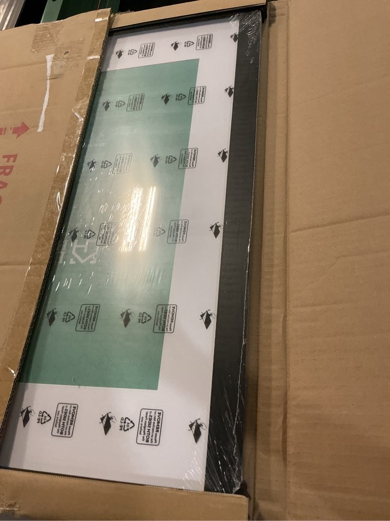 Condition photo showing Good Condition for lavie home 20x25 picture frame black, puzzles frame for wall decoration, classic black minimalist style suitable for decorating houses, offices, hotels, puzzles posters photos or artwork?1 pack? 20x25 black