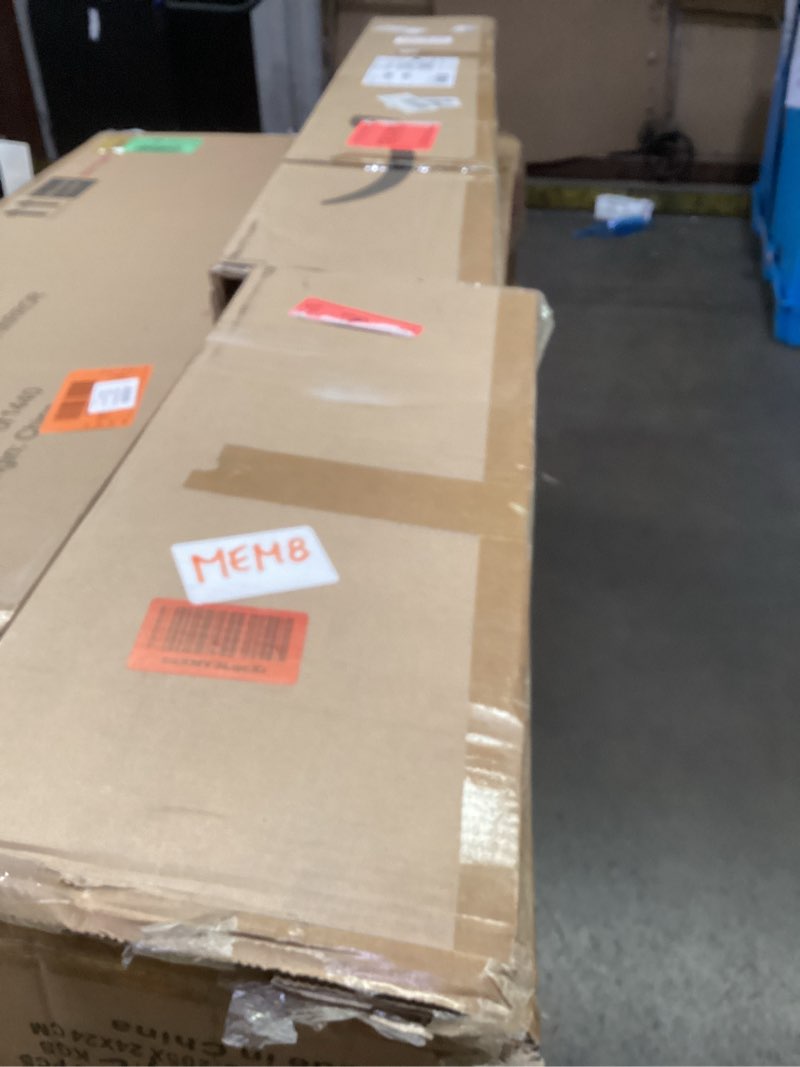 Condition photo showing New/Like New for AMERIQUE Pair Gorgeous 6 Feet Triple Tropical Palm Artificial Plant Tree with Standable Trunk, Real Touch Technology (Set of 2)