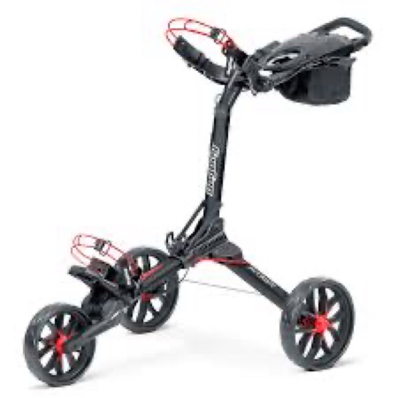 bag boy nitron golf push cart, black/slate