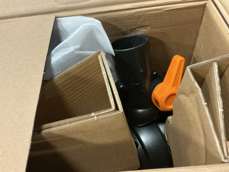 Condition photo showing As Is for WORX Trivac 3 in 1 Electric Leaf Blower for Lawn Care, Leaf Vacuum with 350 CFM & 210 MPH, Leaf Mulcher with Metal Impeller, WG509 350CFM Blower/Vac/Mulcher