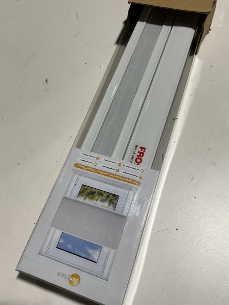 Condition photo showing Good Condition for SUNFREE Top Down Bottom Up Cellular Blinds,Cellular Shades Blackout, Honeycomb Window Shade for Windows, 36" W x 64" H, White(Blackout) White(blackout) 36"W x 64"H