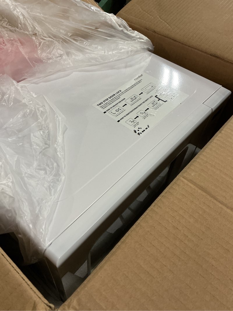 Condition photo showing Good Condition for COMFEE CMO-C20M1WH Retro Microwave with 11 power levels, Fast Multi-stage Cooking, Turntable Reset Function Kitchen Timer, Speedy Cooking? Weight/Time Defrost, Memory function, Children Lock, 700W