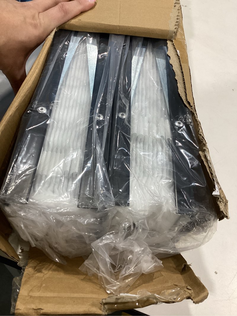 Condition photo showing Good Condition for 2 pack, 410 replacement air filter, nominal size: 16x25x4, actual size: 16.04"x27.91"x3.91" hvac furnace filter, compatible with aprilaire models 1410, 1610, 2410, 2416, 3410, 4400, merv 11 410 [2 pack]
