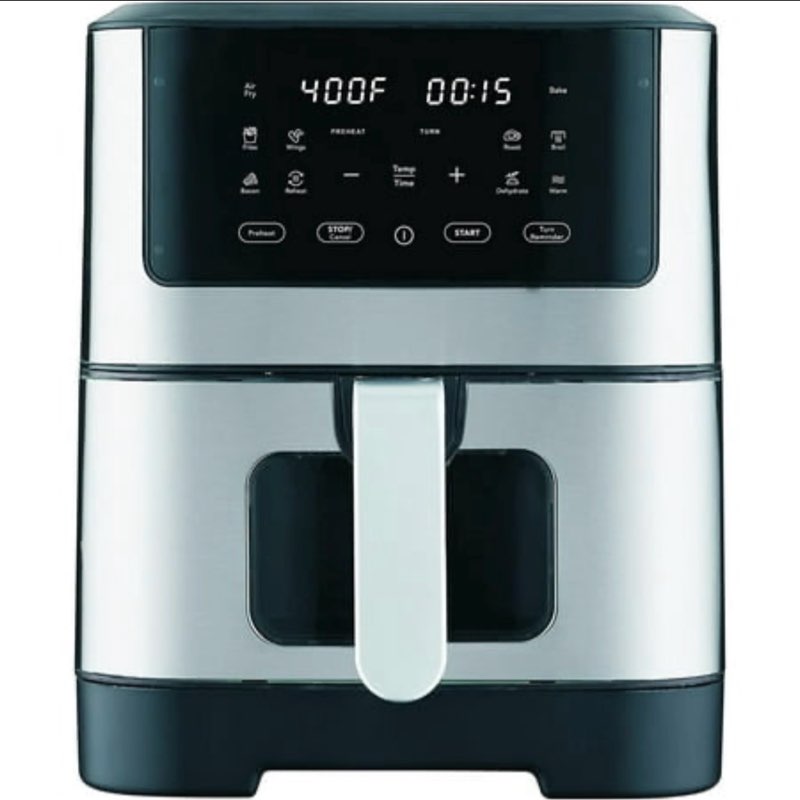 Frigidaire Digital Air Fryer Stainless Steel With Viewing Window  8.5 Quart