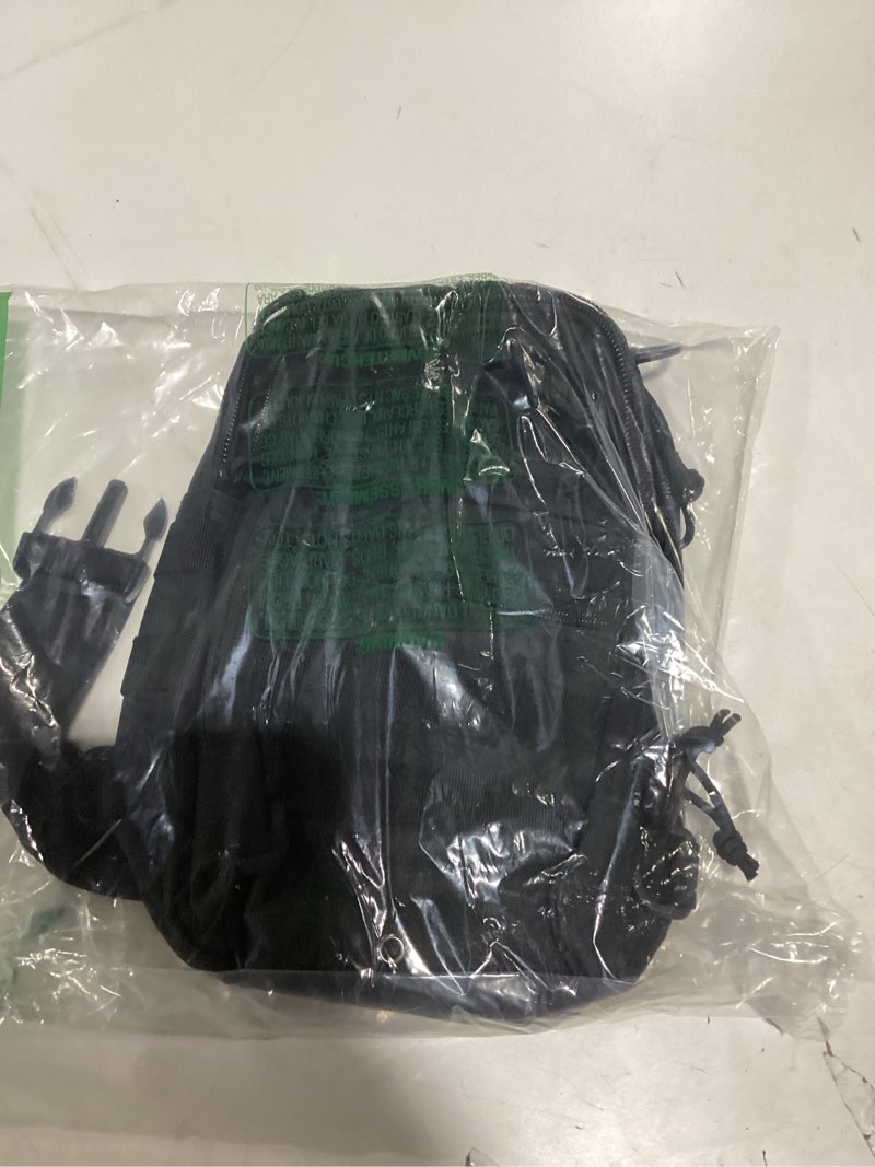 Condition photo showing New/Like New for Qcute Tactical Backpack, Waterproof Military Cross-body Molle Sling Shoulder Backpack Chest Bag for Outdoor Every Day Carry Black