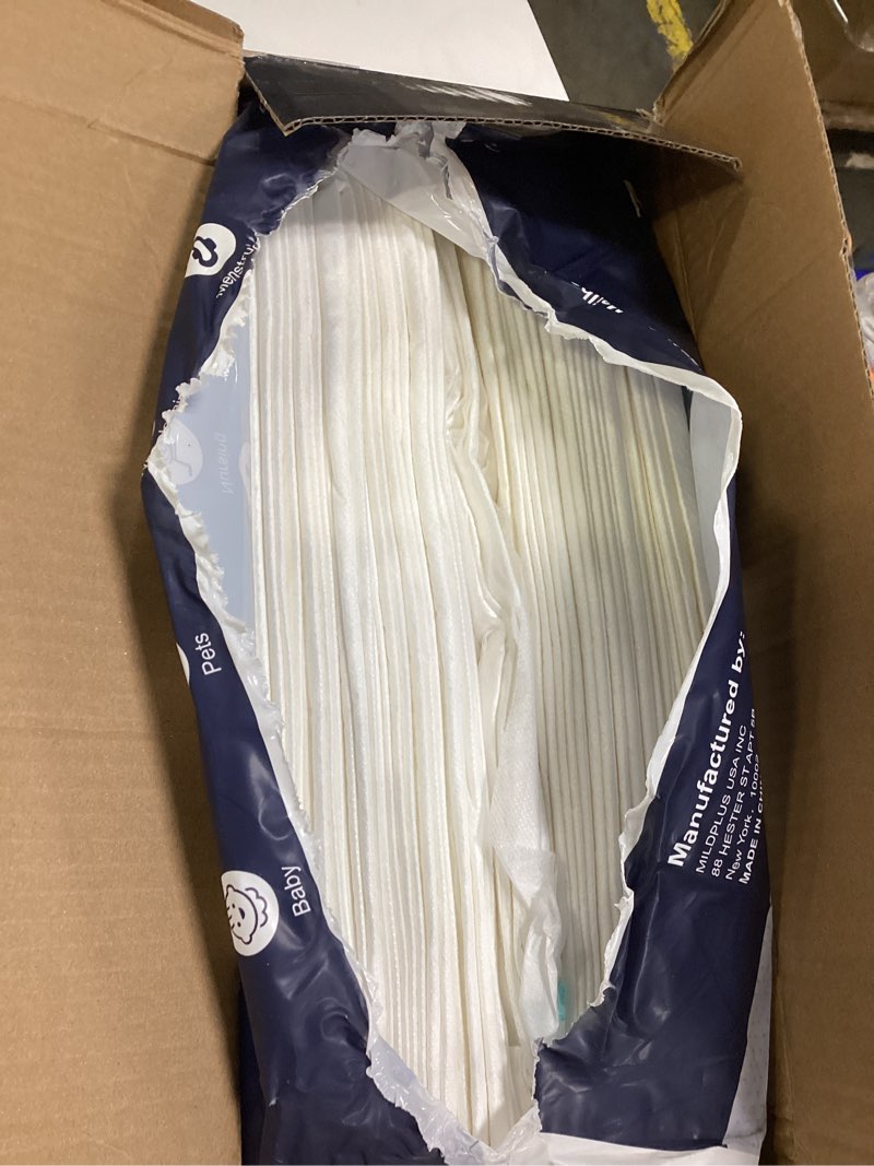 Condition photo showing As Is for Heavy Duty Underpads 40"X60" Super Sized Chucks Pads 270 Grams Disposable Bed Pads with Strength Cloth Backing Extra Absorption Pads for Incontinence (100X152CM, 15 Count, Discreet Packaging) 40"X60" -15 Pcs