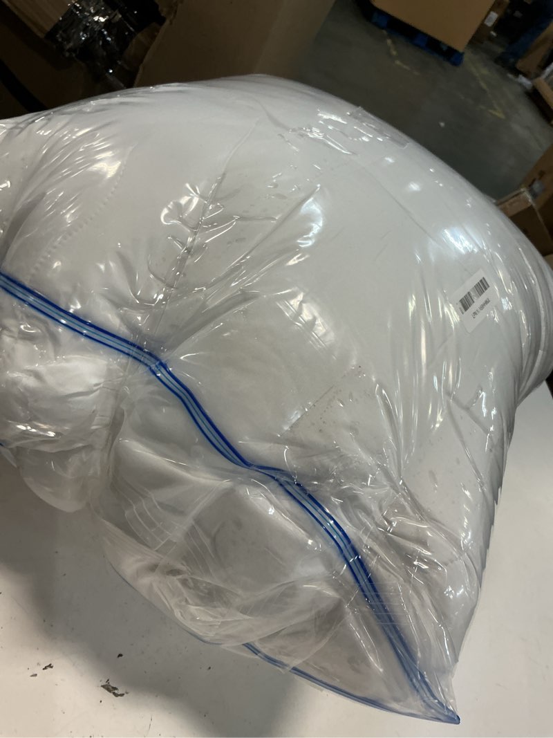 Condition photo showing As Is for BEDLORE King Mattress Topper Viscose Derived from Bamboo, Thick Pillow Top Mattress Pad with Stretchable Pockets for 6-18 inches Mattress, Soft Breathable Mattress Topper for Back Pain Relief 1 White King