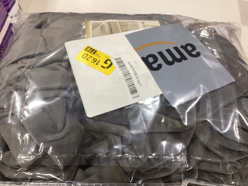 Condition photo showing New/Like New for H.VERSAILTEX 4 Pieces Thick Velvet Sofa Covers Couch Covers for 3 Cushion Couch Sofa High Stretch Slipcovers Furniture Protector Form Fit Luxury Couch Cover for Dogs Width Up to 90 Inch(Sofa,Grey) 3 Cushion Sofa Grey