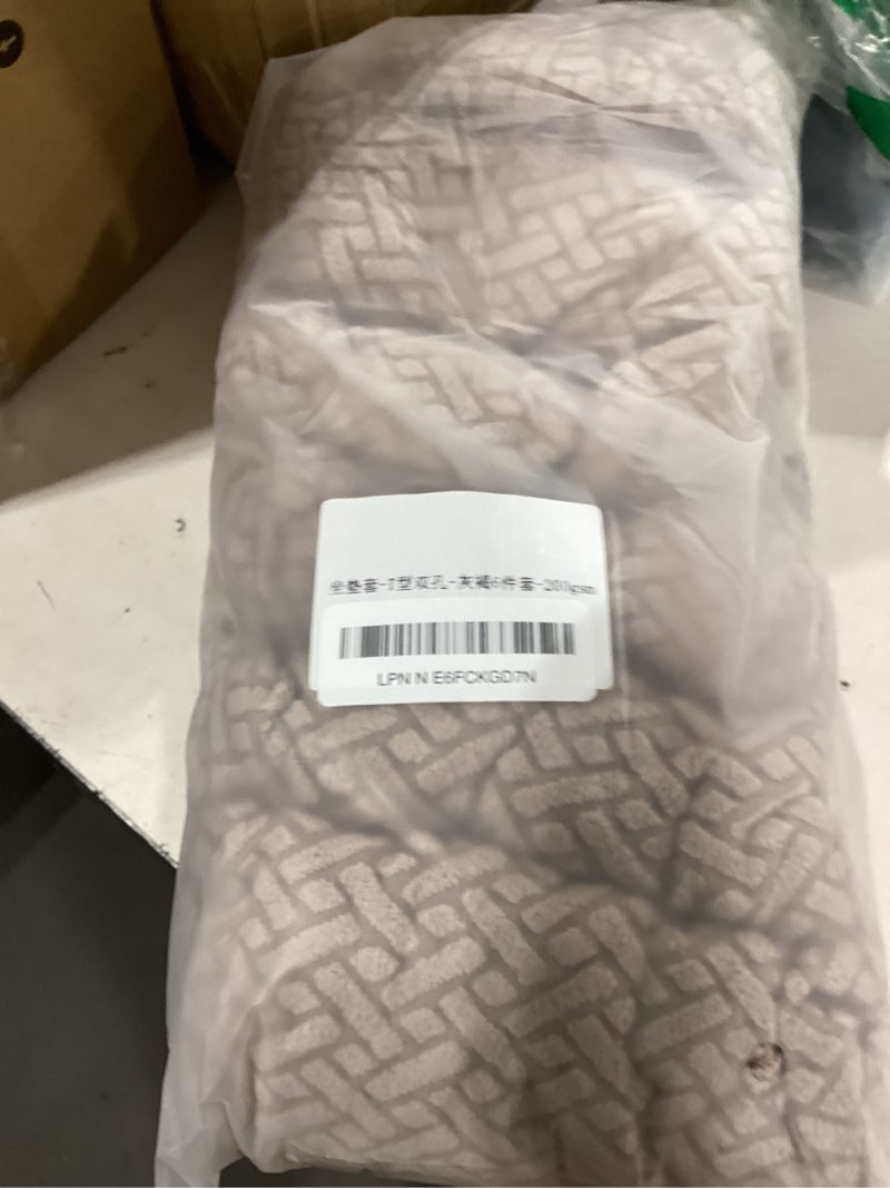 Condition photo showing New/Like New for dioxide chair covers for dining room chairs,chair seat covers fit stretch jacquard removable slipcover protector for hotel ceremony banquet wedding party (rear-gapped,taupe stripe,6-piece) style b-taupe set of 6