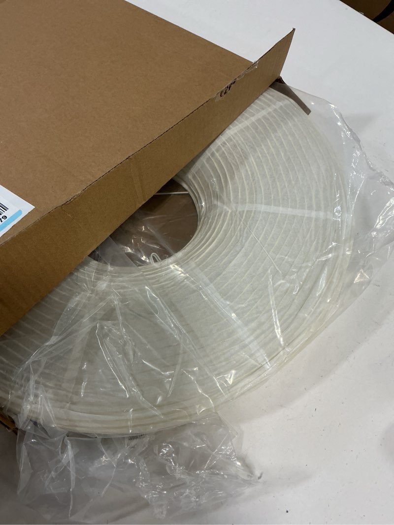 Condition photo showing Good Condition for White Doughnut Lampshade(16.93inch/43cm) Cotton Paper Lampshade,Japanese-style Simple Foldable ceiling light, Suitable for Indoor Bedroom, Living Room and Room Decoration