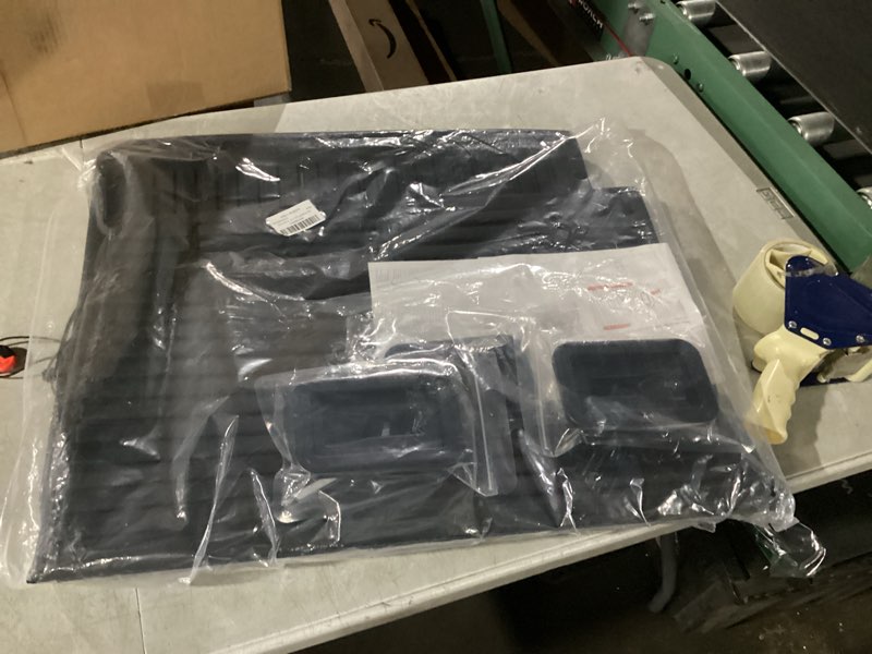 Condition photo showing Good Condition for cargo mat for 2021-2026 chevrolet chevy suburban/gmc yukon xl, full coverage all weather trunk cargo liner with 3rd row backrest protectors for suburban/yukon xl accessories