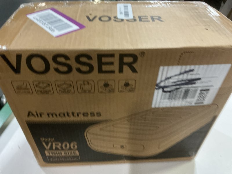 Condition photo showing New/Like New for Twin Air Mattress with Built-in Pump,Fast & Easy Inflation/Deflation Inflatable Mattress, Foldable Blow Up Mattress with Storage Bag, Inflatable Bed for Home, Camping & Guests TwinXL 18''(Comfort Height)