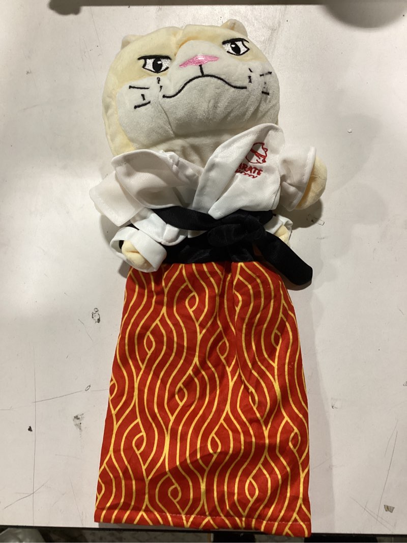 Condition photo showing New/Like New for Cat Karate Kitty Puppet Cat Wrestling Puppet with Protective Forearm Sleeve, 2026 New Cats Hand Biting for Play Karate Kitten Toy Interactive Boxing with Arm Wrestling