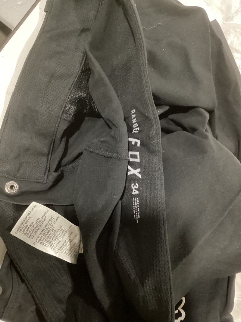 Condition photo showing Good Condition for fox racing mens ranger w/liner shorts, black 2025, 34 us
