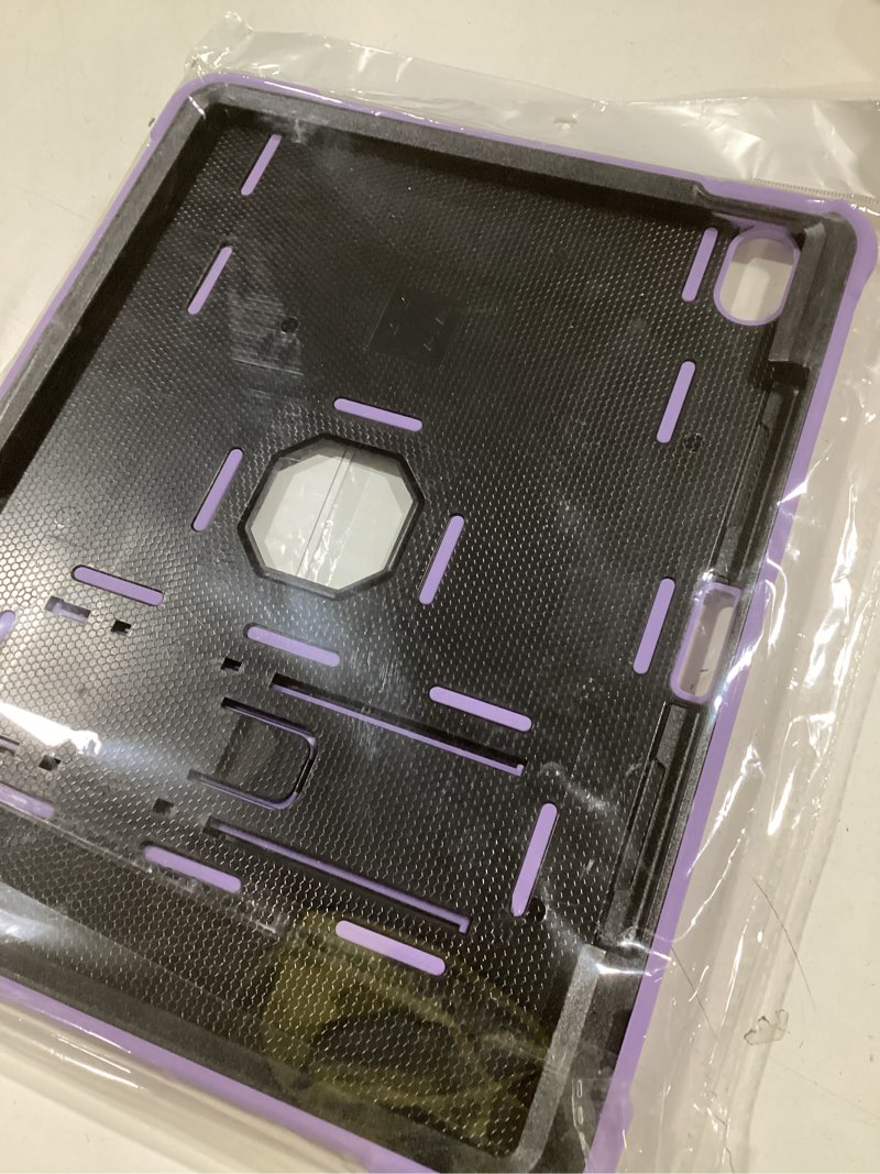 Condition photo showing New/Like New for Case for iPad Air 13-inch (M3/M2) 2025/2024, [Built-in Pencil Holder] Heavy Duty Shockproof Rugged High Impact Protective Case for 13 inch iPad Air (2025/2024 Version), Purple iPad Air 13 Inch (M3/M2) 2025/2024 Purple