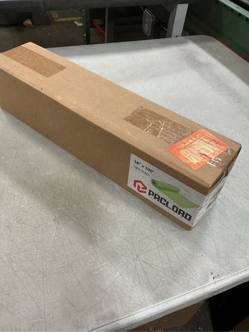 Condition photo showing New/Like New for USA Made 18" x 1200" Light Green Paper Roll, 45 lbs Thickness, Kraft Paper for School, American Quality Colored Kraft Paper Roll, Bulletin Board - Non-Toxic, Odorless, Safe for Kids 1 Roll 18"W x 1200"L Light Green