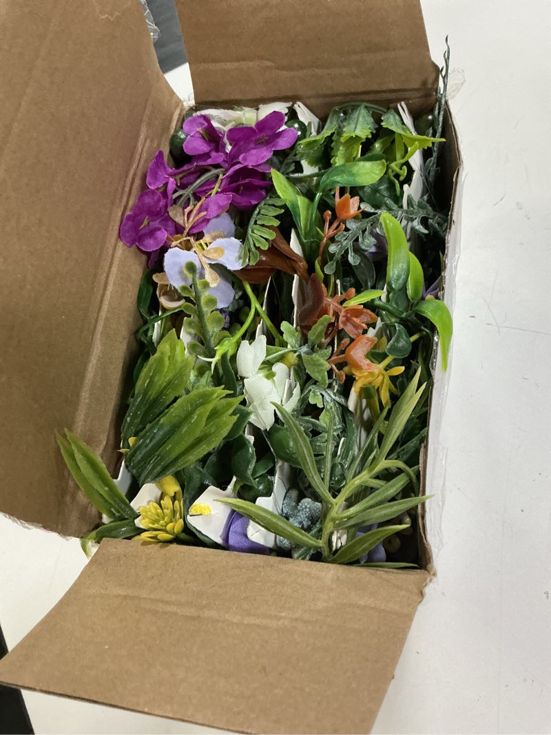 Condition photo showing Good Condition for xunyee 6 pcs 35.4 ft flower garlands artificial wildflower vines floral hanging backdrop fake flower garlands faux silk wildflower vine for wedding bridal shower home garden wall arch decor(spring)