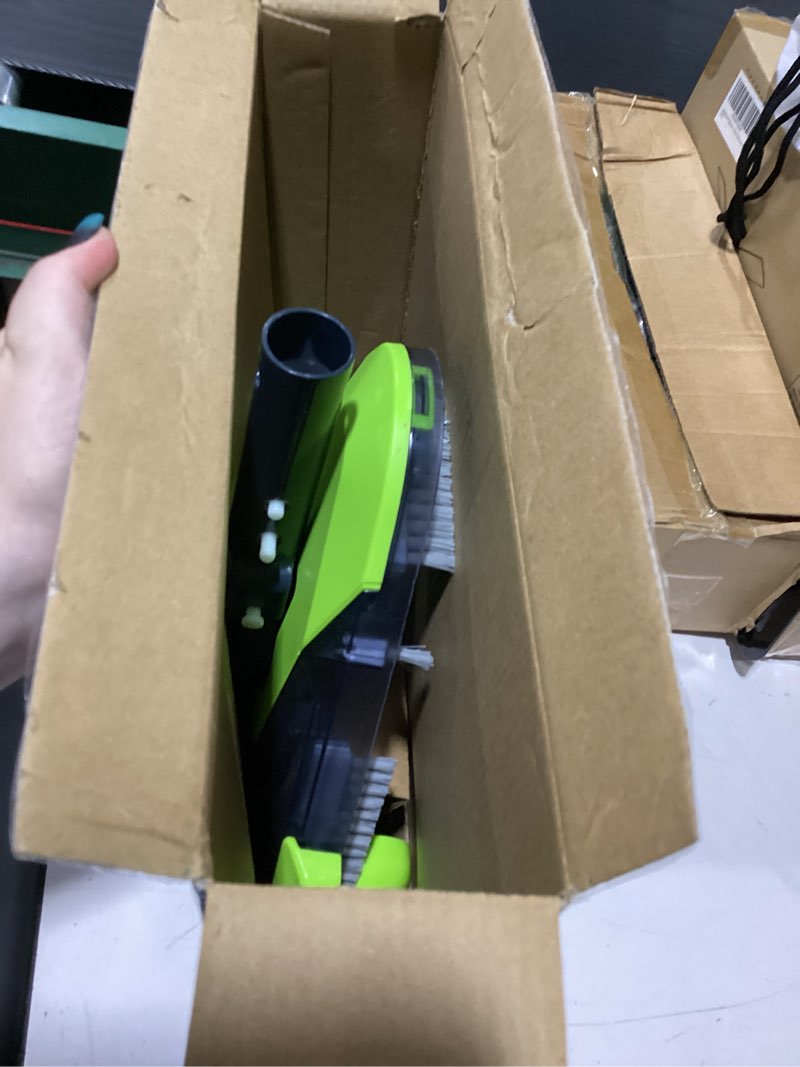 Condition photo showing New/Like New for sepetrel upgrade pool vacuum head with side brush & universal rotatable hose adapter,weighted triangular shape(safe for vinyl liner pool)