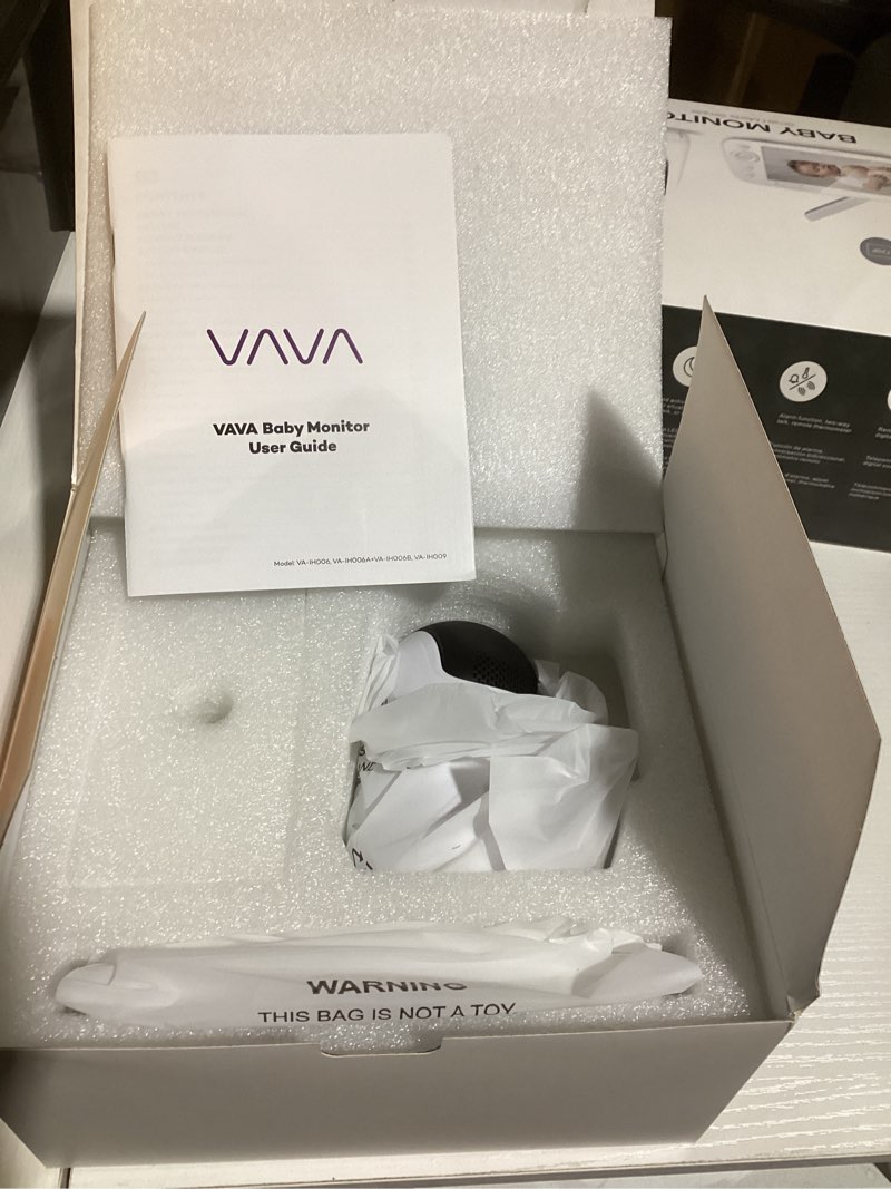 vava vaih006vava video baby monitor with camera 720p