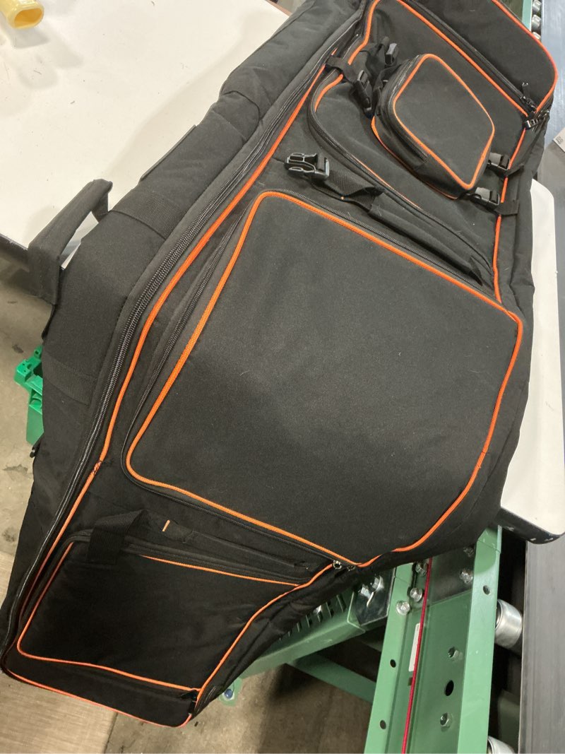 Condition photo showing Good Condition for expandable padded rolling ski bag snowboard bag with wheels,heavy duty 900d oxford waterproof ski travel bag from 165-177 cm with detachable portable bag for snowboard or skis accommodates ski boot