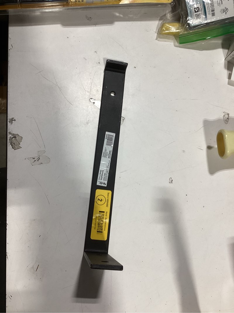 Condition photo showing Good Condition for The Original Granite Bracket The Original Regular Wood Shelf Bracket 10-in x 2.5-in x 10-in Black Steel