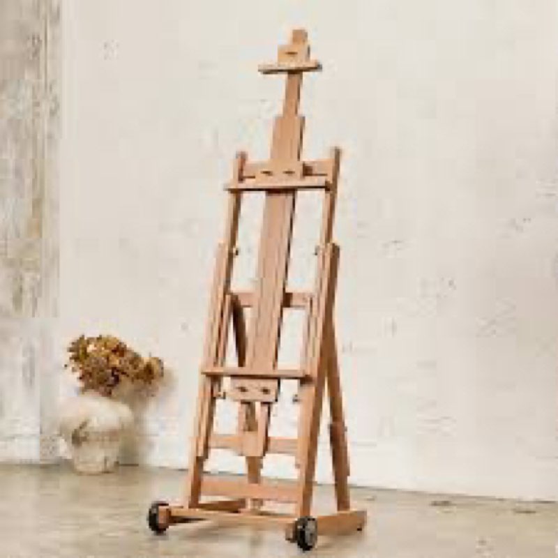 ATWORTH Artist Easel for Painting: Solid Beech Wood Art Easel Stand with Upgrade Hardware-H Frame Ho