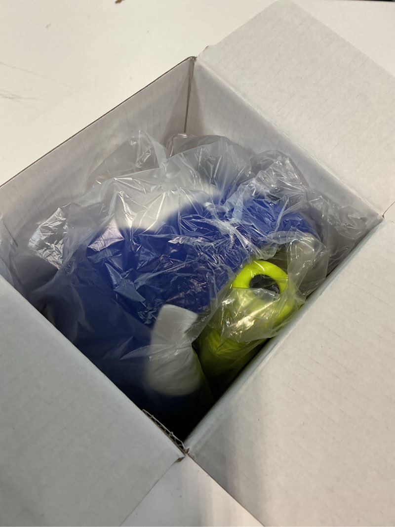 Condition photo showing Good Condition for curve soccer ball size 5, swerve soft soccer balls for boys and girls, outdoor & indoor youth football activities games, curved soccer ball compite with air pump, bag blue