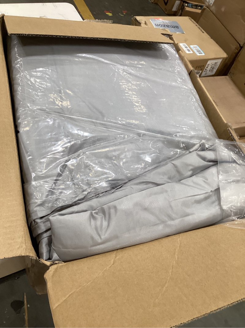 Condition photo showing As Is for Baby Playpen, 79 x 79 Inch Play Pen, Playpen for Babies and Toddlers, Baby Playard for Indoor & Outdoor Active Center Game Fence, with Skin-Friendly Fabric and Soft Breathable Mesh Grey Grey 79 × 79 Inch